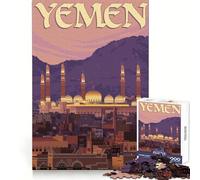 Rompecabezas de 1000 Piezas Viaje a Yemen para Adultos Desarrolla la lógica, relájate fácilmente y asegúrate de unir Las Piezas Regalo Ideal (38x26cm)