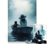 Rompecabezas de 1000 Piezas Viaje al Misterio para Adolescentes Diversión tamaño Uniforme Piezas precisas Actividad Relajante para Grupos en Interiores (38x52cm)