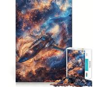 Rompecabezas de 1000 Piezas Viajeros del Espacio Nebulosa para Adultos, Mejorar la Memoria y Disfrutar del Tiempo Libre Decoración de Pared con Corte preciso (50x75cm)