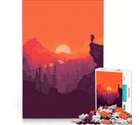 Rompecabezas de 1000 Piezas: Vigilancia contra Incendios, Juegos relajantes, interacción Entre Padres e Hijos, Regalos para Amigos y Familiares 38x26cm