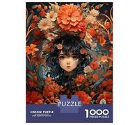Rompecabezas De 1000 Piezas Vintage Kawaii Anime Girl Rompecabezas para Adolescentes Juego De Ingenio Regalos para Mujeres Cumpleaños Y Navidad 38x26cm/1000pcs