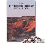 Rompecabezas de 1000 Piezas Visita el Bosque Petrificado para Adultos, Regalo, Juego desafiante y Familiar, interacción Entre Padres e Hijos, 2000 Piezas (70x100cm)