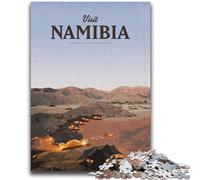 Rompecabezas de 1000 Piezas Visita Namibia para Adultos y Adolescentes Un desafío difícil y antiestrés Decoración hogar (38x52cm)