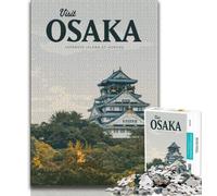 Rompecabezas de 1000 Piezas Visita Osaka para Adolescentes, Juguetes educativos, Juegos Familiares, cumpleaños, 50x75cm