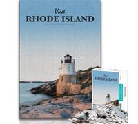 Rompecabezas de 1000 Piezas Visita Rhode Island para Adultos y Adolescentes, Juguetes educativos, Juegos Familiares, Regalo de cumpleaños, Regalos de 50x75cm