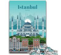 Rompecabezas de 1000 Piezas Visita Turquía para Adolescentes Juego desafiante Cada Pieza es única Diversión Familiar desafiante 1000 Piezas (50x75cm)