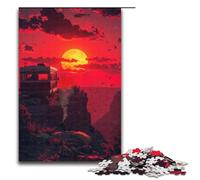 Rompecabezas de 1000 Piezas Vista Desde el Infierno para Adultos Rompecabezas de Madera Juegos Familiares 1000 Piezas (75 x 50 cm)