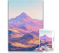 Rompecabezas de 1000 Piezas Vistas panorámicas de Las colinas para Adultos Juego de Habilidad Educativo Interactivo Una Gran Idea de Regalo significativa Tamaño 50x75cm