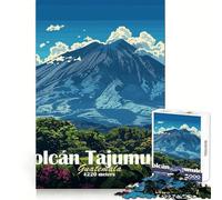 Rompecabezas de 1000 Piezas Volcán Tajumulco Guatemala para Adolescentes Desarrolla Habilidades de razonamiento, Alivia el estrés y es Divertido Corte preciso (38x26cm)