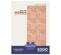 Rompecabezas De 1000 Piezas - William Morris Arts & Crafts Rompecabezas para Adolescentes Juego Familiar Análisis Y Lógica Trato como Regalos para Toda La Familia 38x26cm/1000pcs