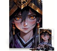 Rompecabezas de 1000 Piezas Winter Embrace Anime Girl para Adultos: Ejercicio Mental, escapada Relajante, Corte de precisión, Regalo Ideal de Navidad (38x26cm)