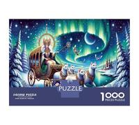 Rompecabezas De 1000 Piezas Winter Fantasy Scene Rompecabezas Juguetes Antiestrés Decoración De Pared Cumpleaños Y Navidad 52x38cm/1000pcs