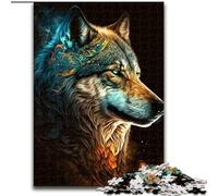 Rompecabezas de 1000 Piezas Wolf Cyber cumpleaños, festividades y decoración del hogar Tamaño 26x38cm