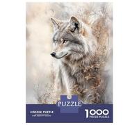 Rompecabezas De 1000 Piezas Wolf in The Wild Rompecabezas para Adultos Juegos Familiares Ensamblaje De Patrones Cumpleaños Y Navidad 70x50cm/1000pcs