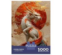 Rompecabezas De 1000 Piezas Year of The Dragon Zodiac Rompecabezas para Adultos, Juguete, Decoración De Pared, Regalos Divertidos Y Humorísticos De Navidad Y Cumpleaños 70x50cm/1000pcs