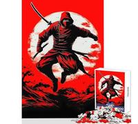 Rompecabezas de 1000 Piezas Yokai Ninja Juguete Educativo Regalo de Amigo Secreto Juegos relajantes con póster a Juego y Hoja de Trivia tamaño 38x52cm