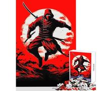 Rompecabezas de 1000 Piezas Yokai Ninja Juguete Educativo Regalo de Amigo Secreto Juegos relajantes con póster a Juego y Hoja de Trivia tamaño 50x75cm