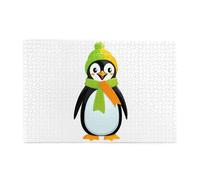 Rompecabezas de 1000 piezas Yyhwhjde Colorido Doodle Penguin Picture Educational Intelectual Rompecabezas de madera, rompecabezas divertidos, rompecabezas para aliviar el estrés