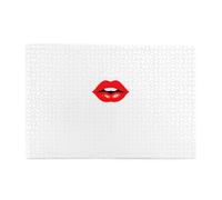 Rompecabezas de 1000 piezas Yyhwhjde Kiss the Lips Picture Educativo Intelectual Rompecabezas de madera, rompecabezas divertidos, rompecabezas para aliviar el estrés