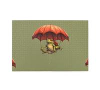 Rompecabezas de 1000 piezas Yyhwhjde Little Frog Landing Picture Educational Intelectual Rompecabezas de madera, rompecabezas divertidos, rompecabezas para aliviar el estrés