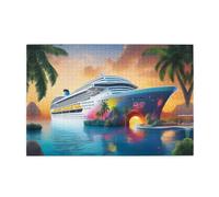 Rompecabezas de 1000 piezas Yyhwhjde para fiesta en la piscina, crucero, imagen educativa, intelectual, rompecabezas de madera, rompecabezas divertidos, rompecabezas para aliviar el estrés