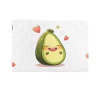 Rompecabezas de 1000 piezas Yyhwhjde Super Happy Avocado Picture Educational Intelectual Rompecabezas de madera, rompecabezas divertidos, rompecabezas para aliviar el estrés