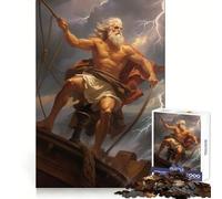Rompecabezas de 1000 Piezas Zeus en una tormenta Desarrollo de la lógica, Entretenimiento Consciente, ensamblaje preciso, Regalo Original (38x26cm)