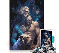 Rompecabezas de 1000 Piezas Zeus y su compañero Juegos educativos para Relajarse intelectualmente Ideal para Decorar el Escritorio 38x52cm