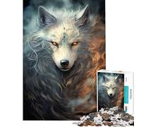 Rompecabezas de 1000 Piezas Zorro Misterioso Pixels Juegos Relajantes Desafío de Inteligencia Cerebral Juguetes Adictivos Regalos para Mujeres y Hombres Carrera de Velocidad Manual (Tamaño 38x52cm)