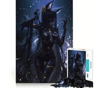 Rompecabezas de 1000 Piezas - Zorro Negro y Dorado,diseño de Corte Suave,Juego cognitivo,Regalo para un Momento de Juego Relajante,Regalo de cumpleaños (38x26cm)