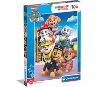 Clementoni - Puzzle Infantil Super 104 Piezas Paw Patrol, Patrulla Canina - Desde 6 años (27178)