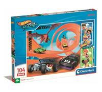 Rompecabezas de 104 piezas Hot Wheels Super Color