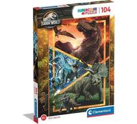 Clementoni - Puzzle Infantil Super 104 Piezas Jurassic World - Desde 6 años (27181)