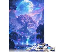 Rompecabezas de 1500 Piezas Corazón del Bosque Sagrado para Adultos, Rompecabezas difíciles, Juego Educativo, Juguete de desafío, 1500 Piezas (85 x 57 cm)