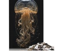 Rompecabezas de 1500 Piezas de Medusas de Cristal para Adultos, de cartón, Ideal para Actividades Familiares, Regalos navideños, 1500 Piezas (85 x 57 cm)