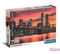 Rompecabezas de 1500 piezas: El East River al atardecer
