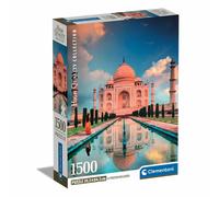 Clementoni Puzzle Collection Taj Mahal - Puzzle De 1500 Piezas para Adultos, Rompecabeza Monumento Relajante, Rompecabezas Adultos, Entretenimento, 31718