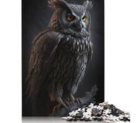 Rompecabezas de 1500 Piezas para Adultos Búho I de cartón, Ideal para decoración del hogar (85 x 57 cm)