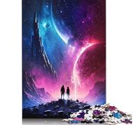 Rompecabezas de 1500 Piezas Universo Pareja Enamorada para Adultos y niños (85 x 57 cm)