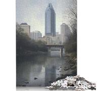 Rompecabezas de 1500 Piezas Urban Oasis Austin, EE. UU., para Adultos y Adolescentes Mayores de 14 años. 1500 Piezas (85 x 57 cm).