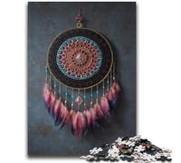 Rompecabezas de 2000 Piezas con diseño de atrapasueños,Pintura al óleo, Adolescentes,Juego de Preguntas y decoración de Pared, cumpleaños y Navidad
