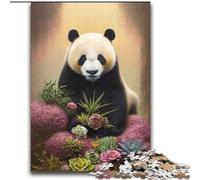 Rompecabezas de 2000 Piezas con diseño de Flores y Pandas para Adultos y Adolescentes Juegos educativos y decoración del hogar Regalo Ideal para Toda la Familia (70x100cm)