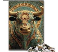 Rompecabezas de 2000 Piezas con diseño de Toro para Adultos, Ideal como Juguete de decoración de Pared, cumpleaños y Navidad (70x100cm)