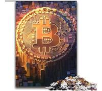 Rompecabezas de 2000 Piezas con el Logotipo de Bitcoin para Adultos y Adolescentes Ideal para armar y Regalar a Toda la Familia Apto para niños de 14 años (70x100cm)