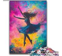 Rompecabezas de 2000 Piezas con Pintura al óleo de Bailarina de Ballet para Adultos, Ideal para la interacción Entre Padres e Hijos y para Reducir el estrés (70x100cm)