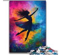 Rompecabezas de 2000 Piezas con Pintura al óleo de Bailarina de Ballet para Adultos Juego desafiante y Educativo para Jugar en Familia, Ideal para cumpleaños y Navidad (70x100cm)