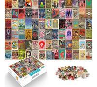 Rompecabezas de 2000 Piezas de Corte de precisión Collage de grafitis Retro Hecho de cartón para Mayores de 14 años Alivio del estrés Regalos interesantes para Reducir el estrés tamaño：70x100cm