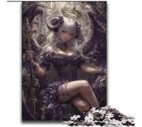Rompecabezas de 2000 Piezas de Demonic Angel Young Girl para Adultos y Adolescentes, Ideal para Pasar el rato y aliviar el estrés (70x100cm)