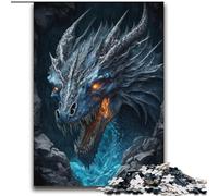Rompecabezas de 2000 Piezas de dragón de Hielo para Adultos, Ideal para Mayores de 14 años Ideas para Mejorar la Memoria (70x100cm)