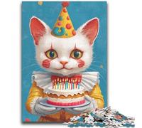 Rompecabezas de 2000 Piezas de Gato Payaso para Adolescentes Un Juego desafiante Ideal para Regalar a Toda la Familia (70x100cm)